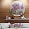 Designart - Bouquet of Pink Peonies' Ultra Glossy Floral Metal Circle Wall Art